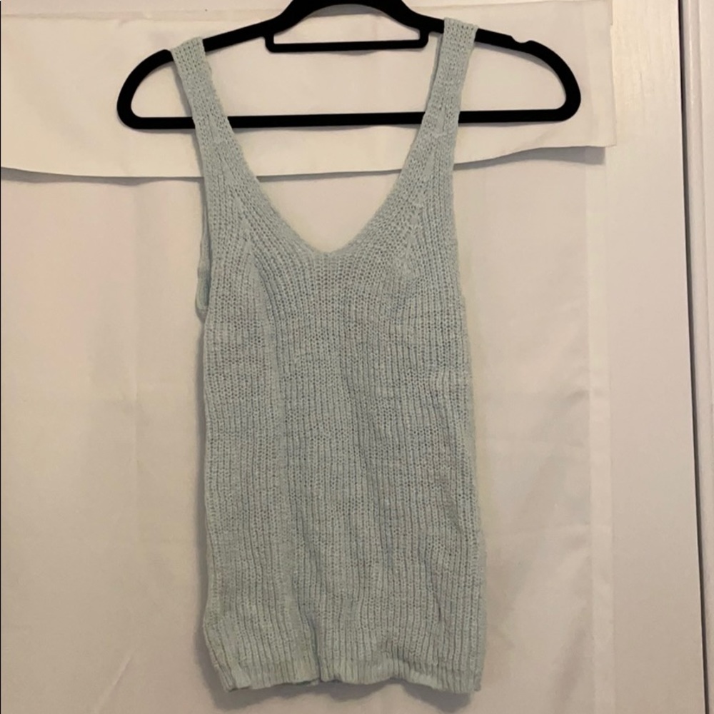 Madewell Light Blue Sweater Tank